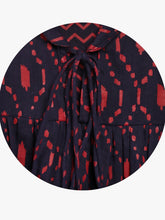 Load image into Gallery viewer, Queen ellie Navy Blue Printed Tunic
