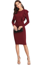 Load image into Gallery viewer, Queen elli Women&#39;s Knee Length Dress.
