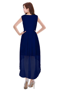 Queen ellieLong ruhaans Navy Blue Dress