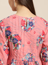 Load image into Gallery viewer, Queen ellie Pink &amp; Blue Printed Tunic
